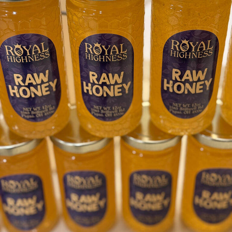 Jar of Honey Fresh Honey Jar with Labeling